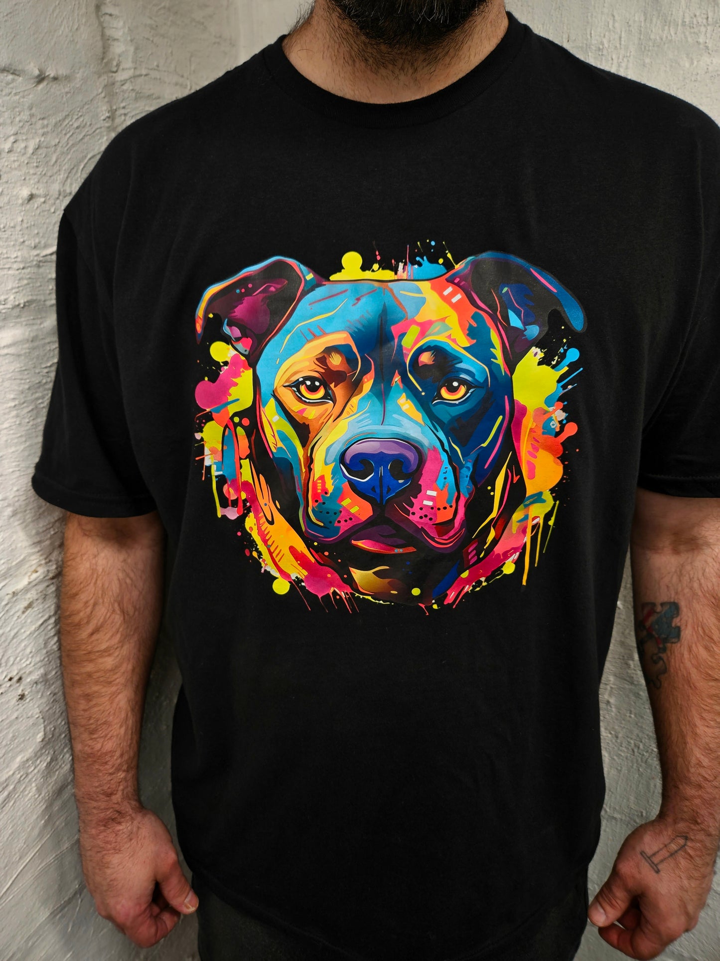 Painted PitBull- DTF Transfer
