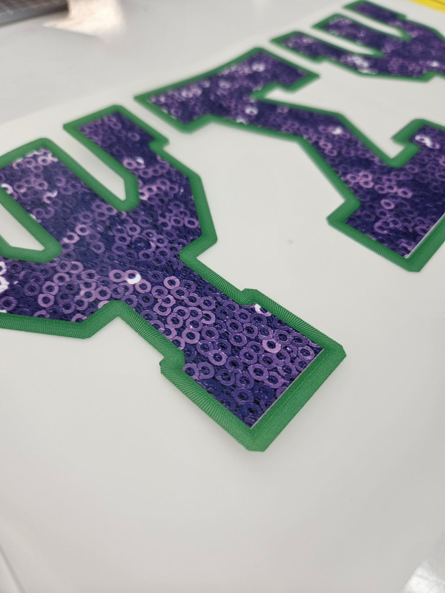 Custom Greek Letters: FAUX EMBRIODERY