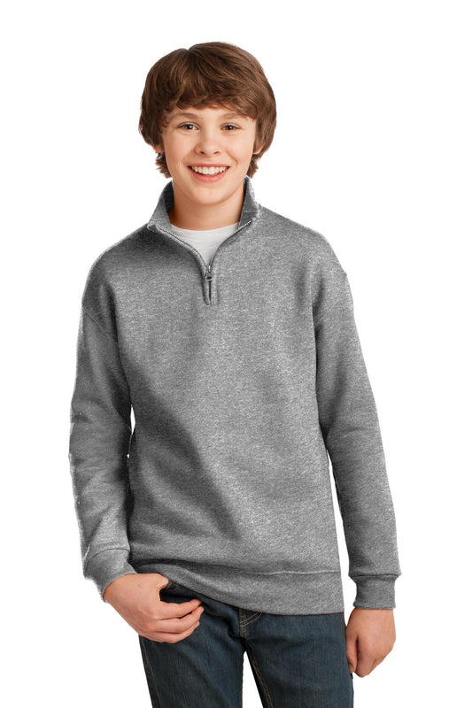 DISCONTINUED JERZEES ® Youth NuBlend ® 1/4-Zip Cadet Collar Sweatshirt. 995Y