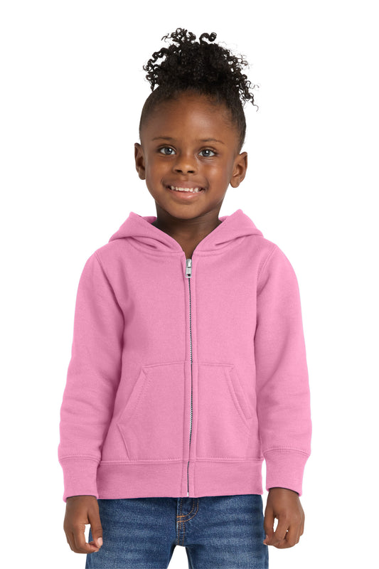 Port & Co ® Toddler Core Fleece Full-Zip Hooded Sweatshirt. CAR78TZH