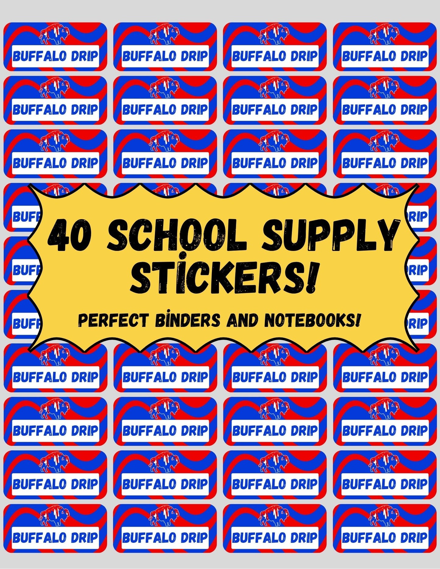 School Supply Labels