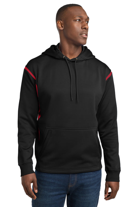 Sport-Tek ® Tech Fleece Colorblock Hooded Sweatshirt. F246