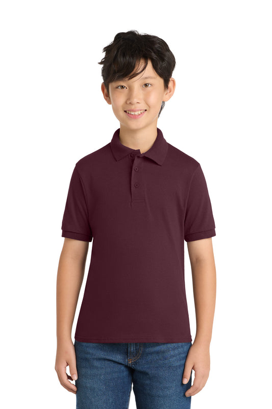 Port & Co ® Youth Core Blend Jersey Knit Polo. KP55Y
