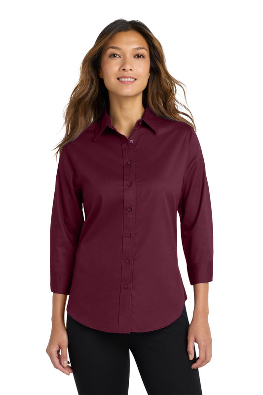Port Authority ® Women's 3/4-Sleeve Easy Care Shirt. L612