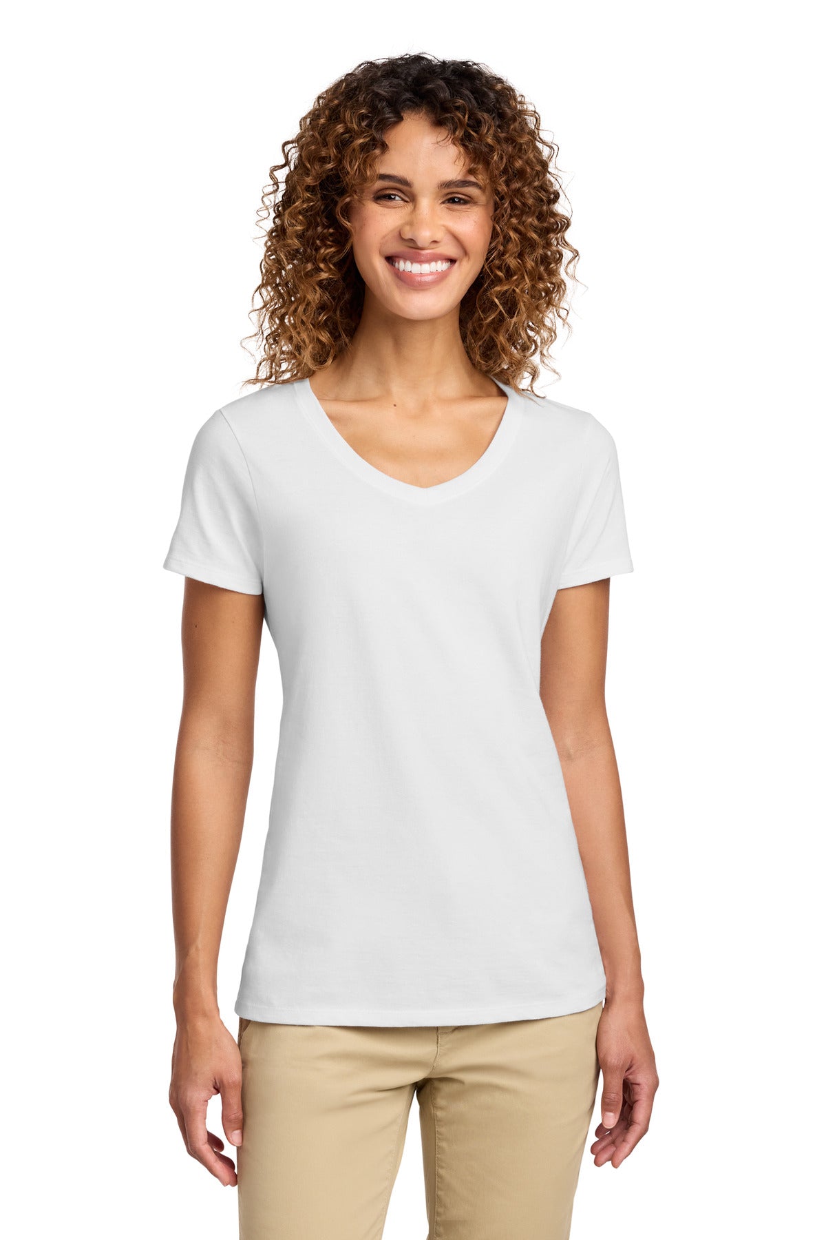 Port & Co ™ Women's Fan Favorite V-Neck Tee. LPC450V