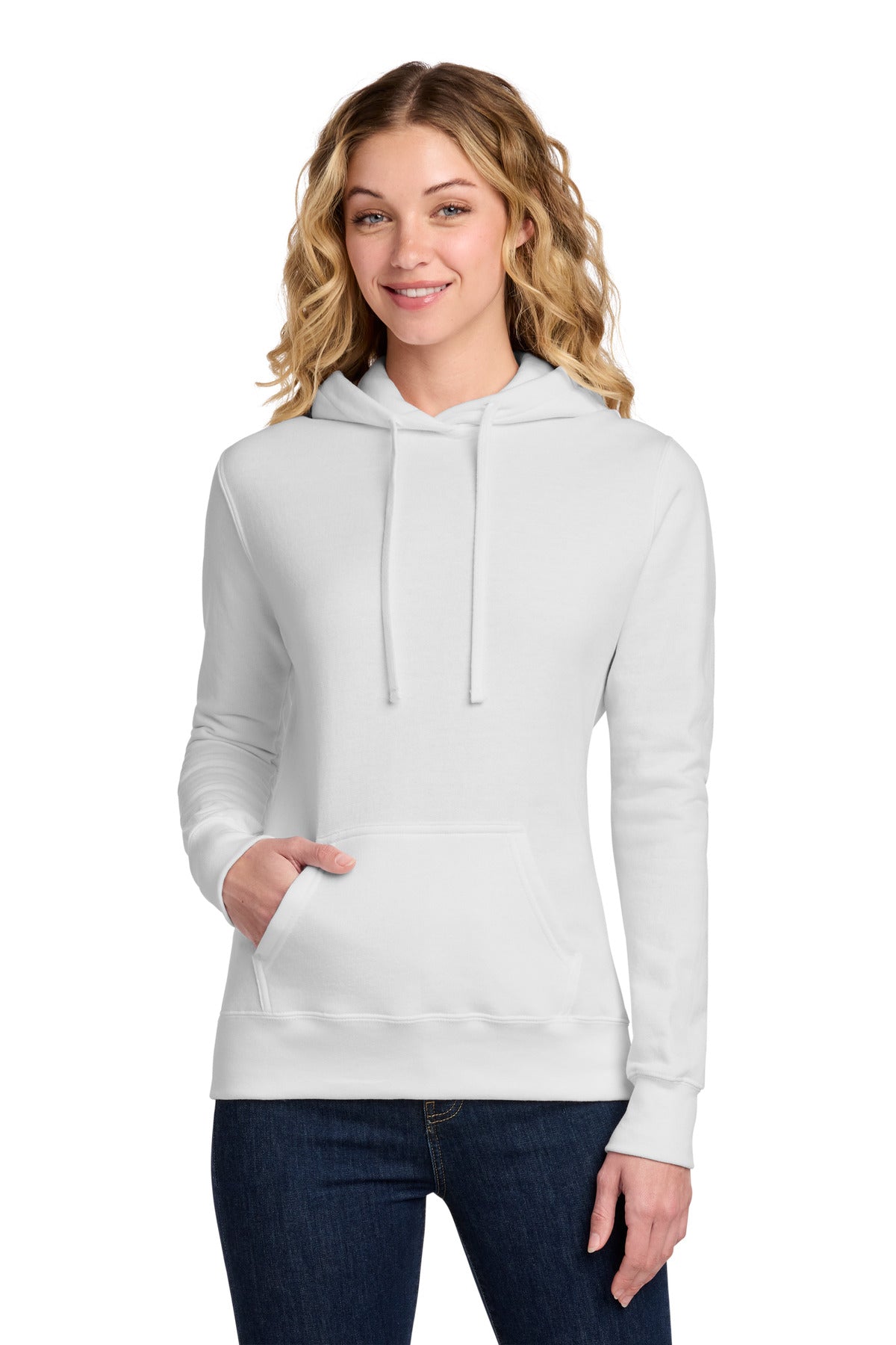 Port & Co ™ Women's Core Fleece Pullover Hooded Sweatshirt LPC78H