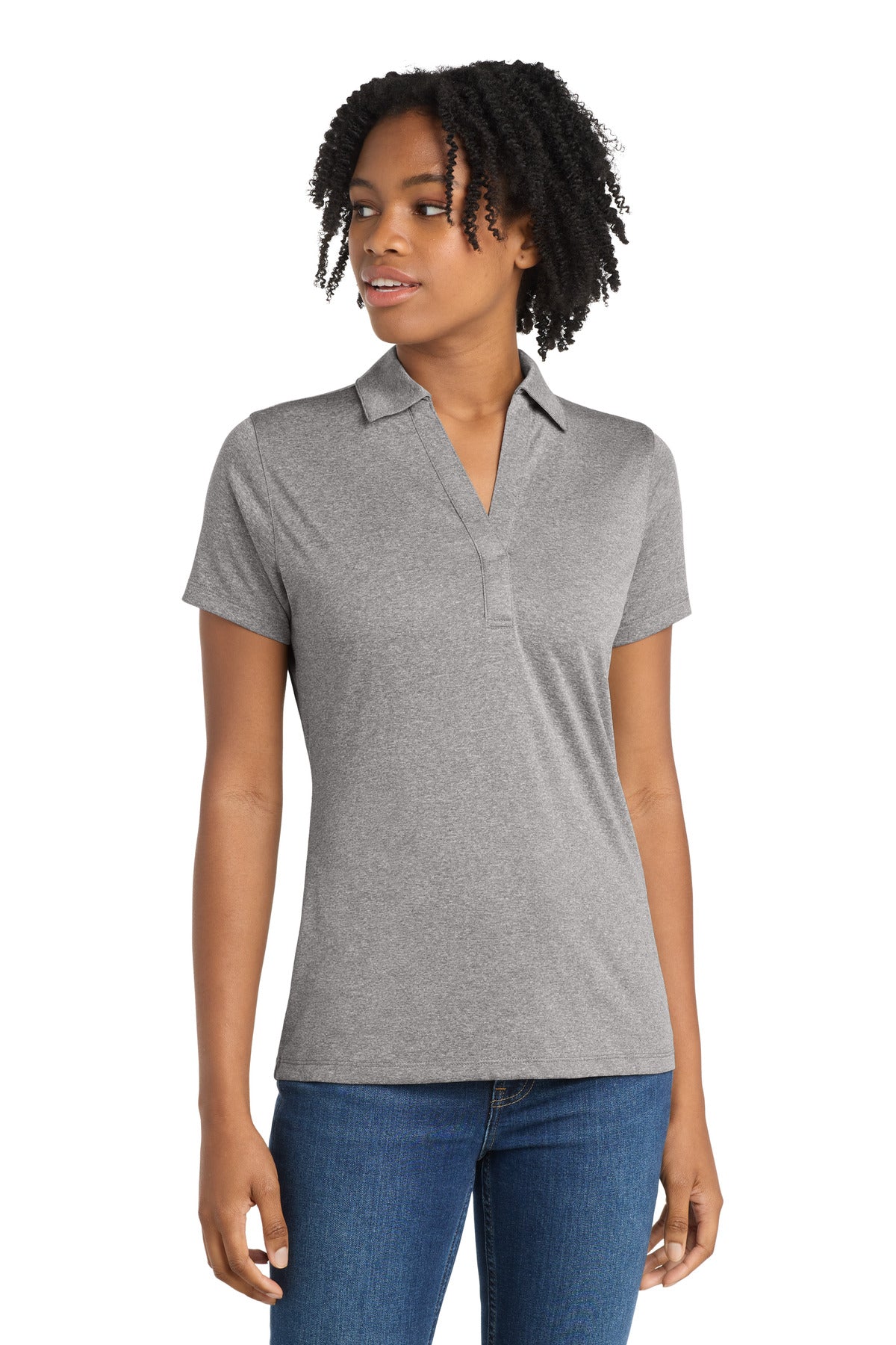 Sport-Tek ® Women's Heather Contender™ Polo. LST660