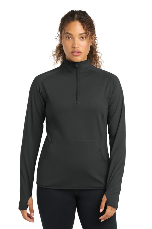 Sport-Tek ® Women's Sport-Wick ® Stretch 1/4-Zip Pullover. LST850