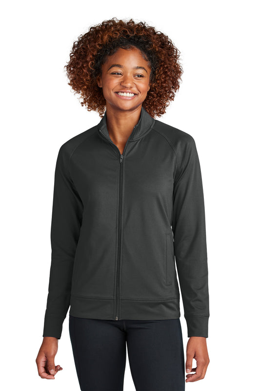 Sport-Tek ® Women's Sport-Wick ® Stretch Full-Zip Cadet Jacket LST857