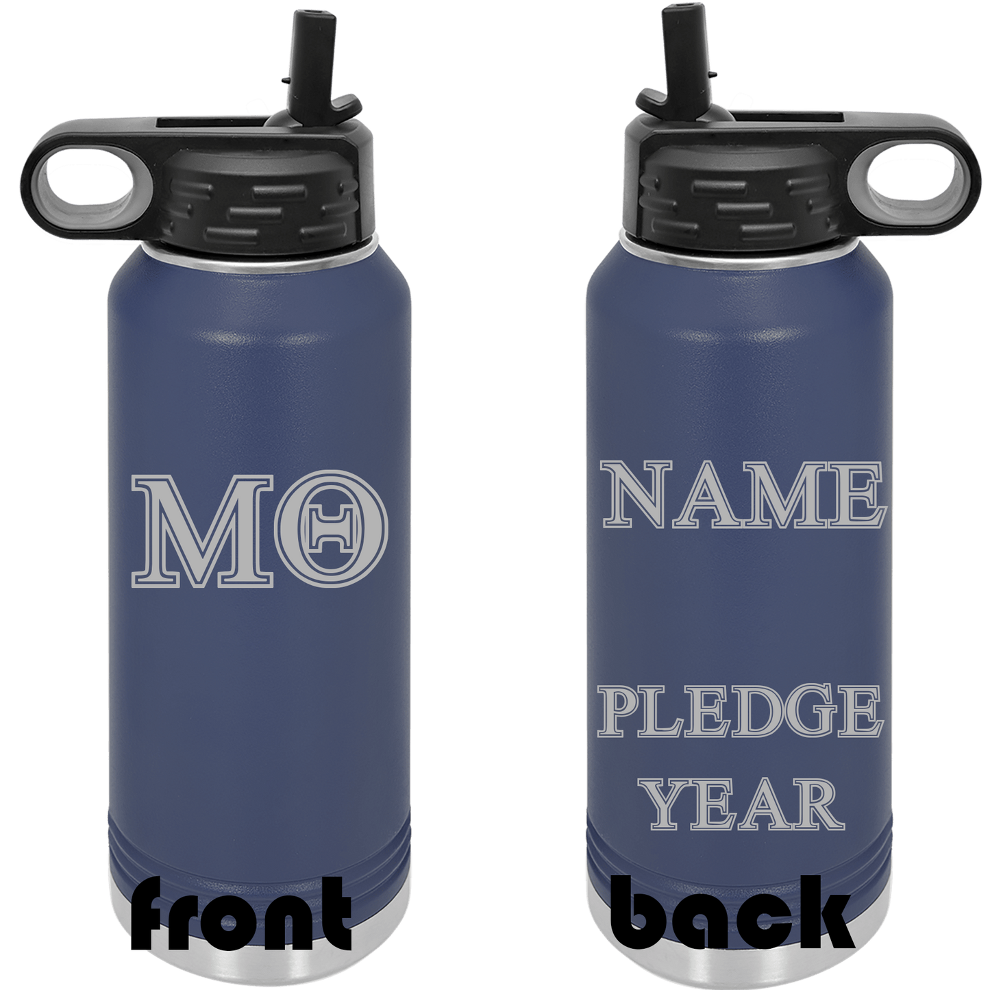 32oz Custom Greek Water Bottle