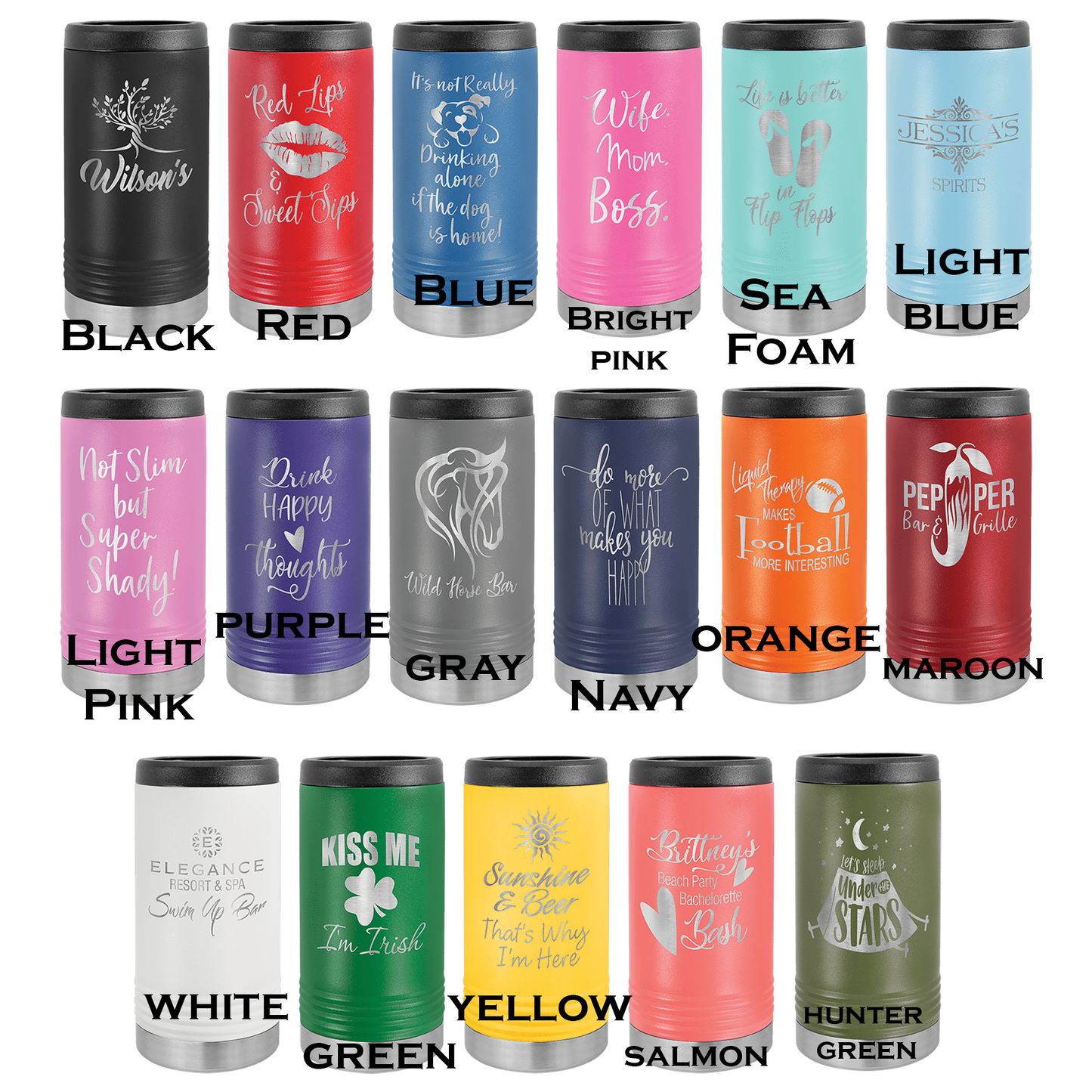 Skinny Can Custom Greek Koozie