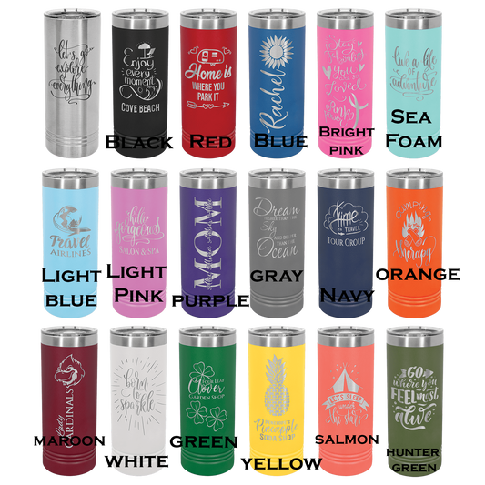 22oz Custom Greek Tumbler