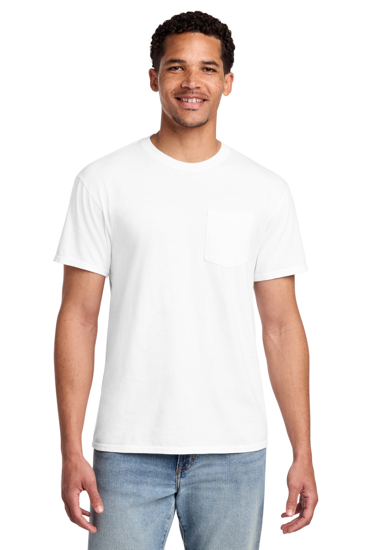 Port & Co ™ Beach Wash ® Garment-Dyed Pocket Tee. PC099P