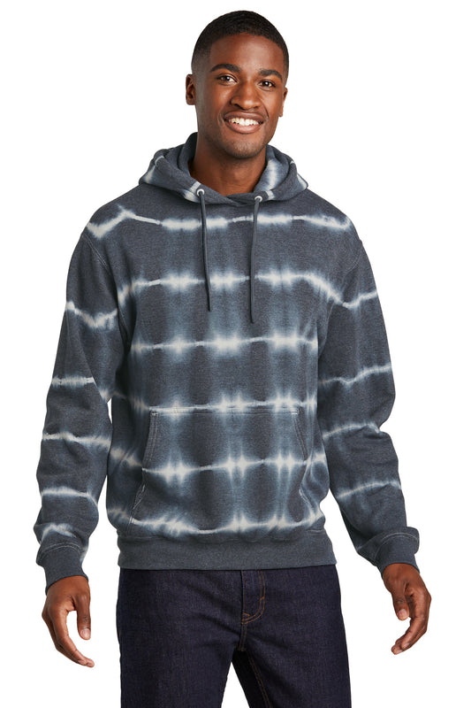 Port & Co ™ Allover Stripe Tie-Dye Fleece PC143