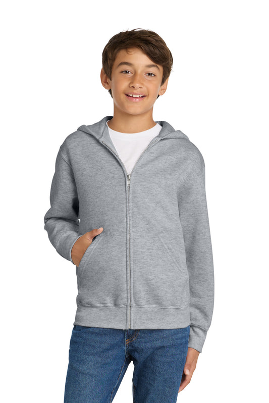 Port & Co ™ Youth Core Fleece Full-Zip Hooded Sweatshirt PC78YZH