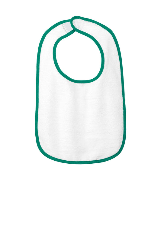 Rabbit Skins ™ Infant Contrast Trim Terry Bib. RS1003