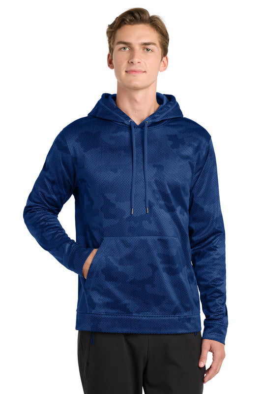 Sport-Tek ® Sport-Wick ® CamoHex Fleece Hooded Pullover. ST240