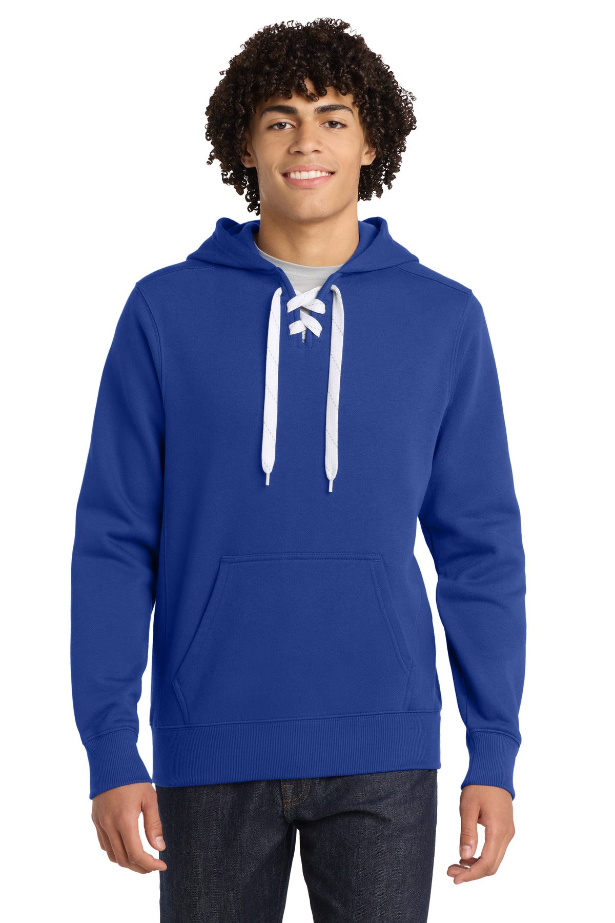 Sport-Tek ® Lace Up Pullover Hooded Sweatshirt. ST271
