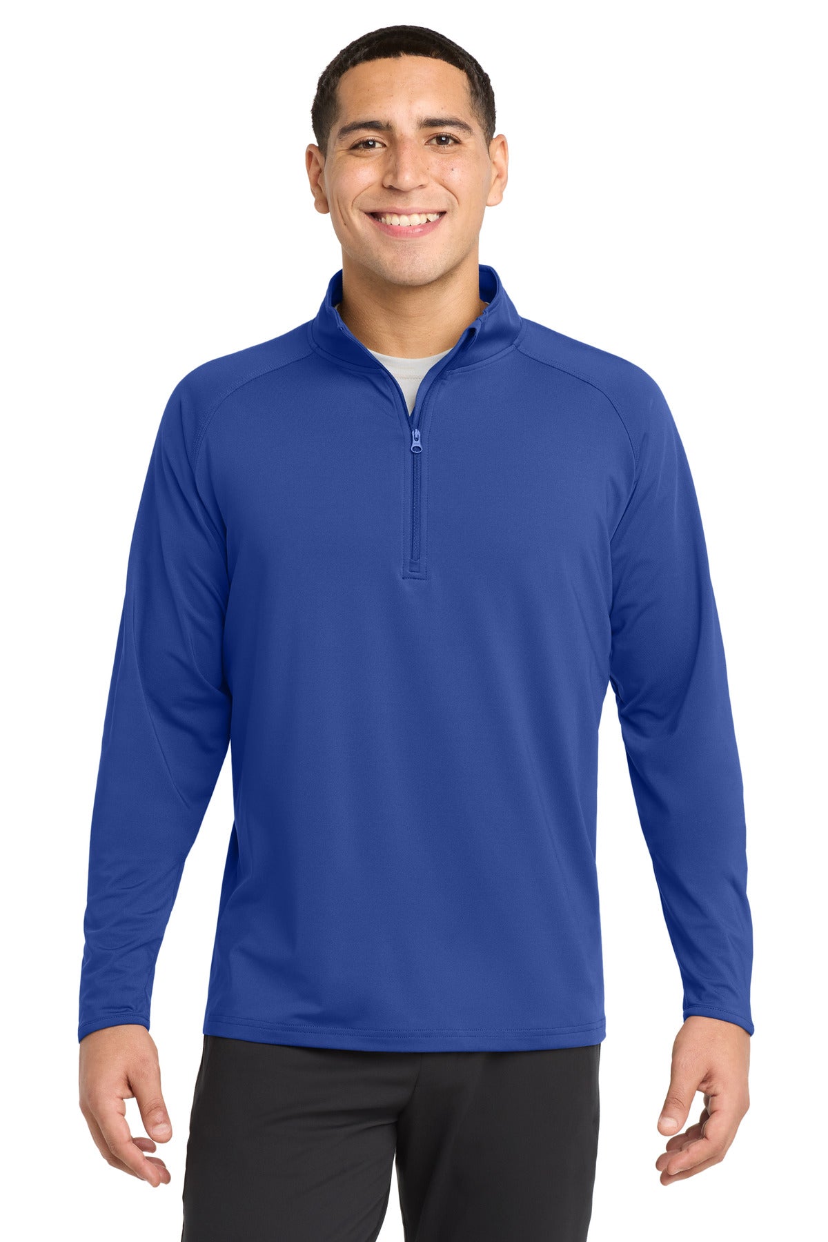 Sport-Tek ® Tall Sport-Wick ® Stretch 1/4-Zip Pullover. TST850