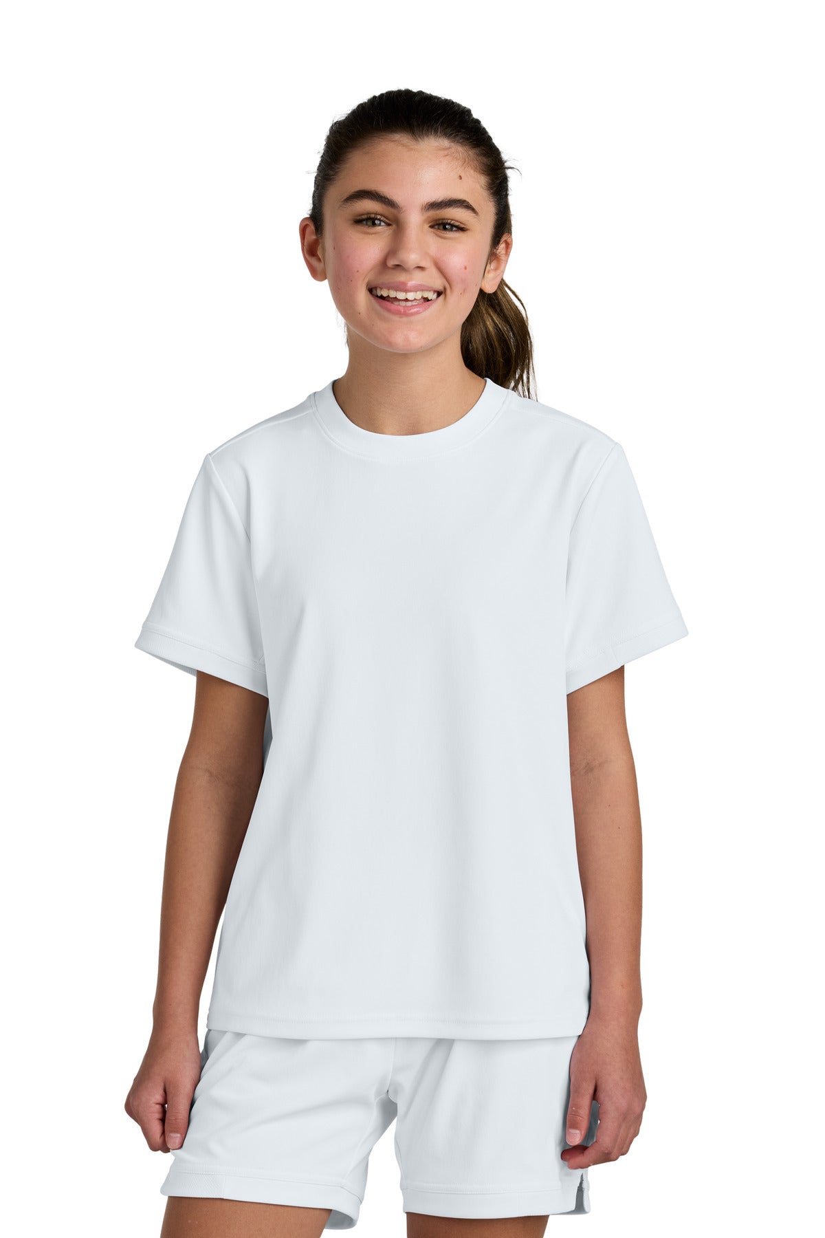 Sport-Tek ® Youth Club Short Sleeve Crew YST440