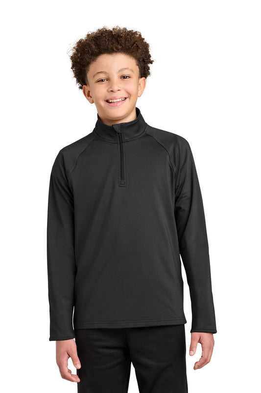 Sport-Tek ® Youth Sport-Wick ® Stretch 1/4-Zip Pullover YST850