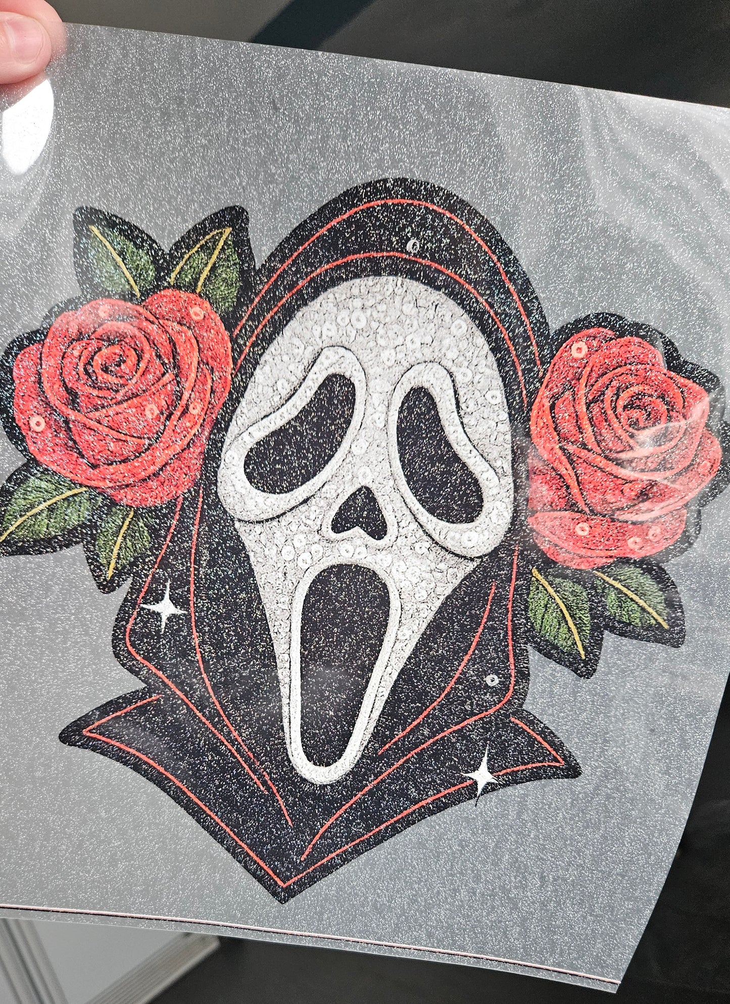 Ghost Mask - Glitter DTF