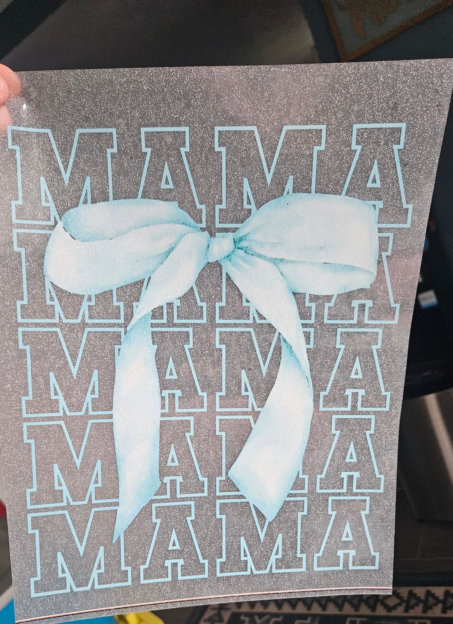 MAMA Bow - Glitter DTF
