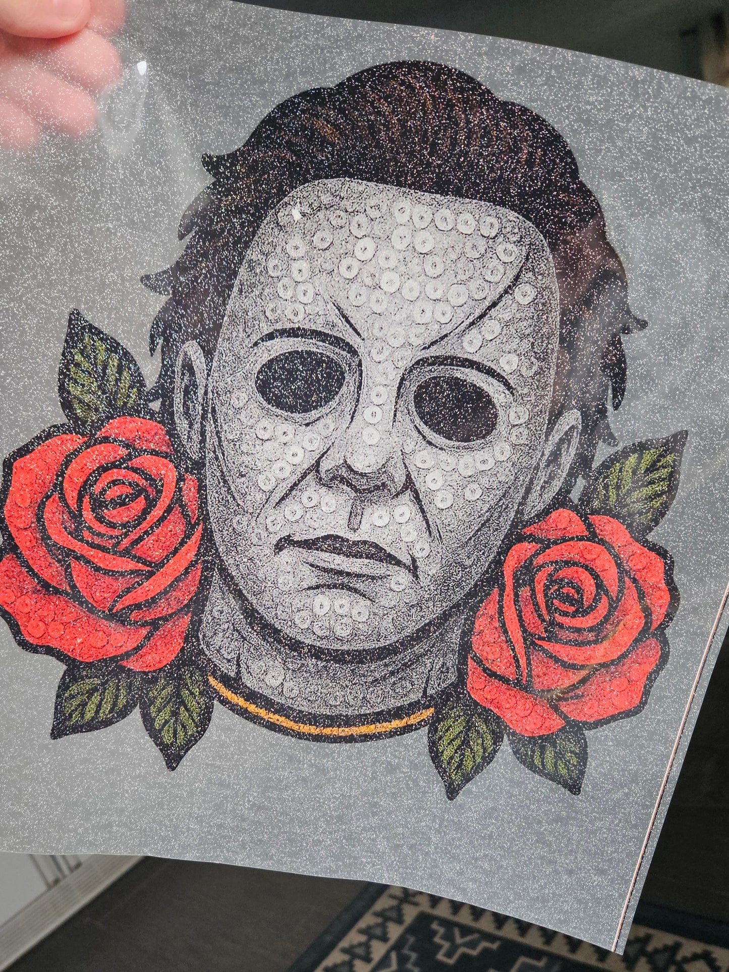 Michael Mask - Glitter DTF