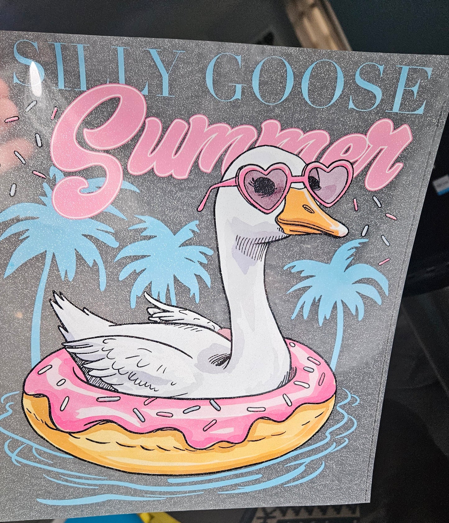 Silly Goose Summer - Glitter DTF