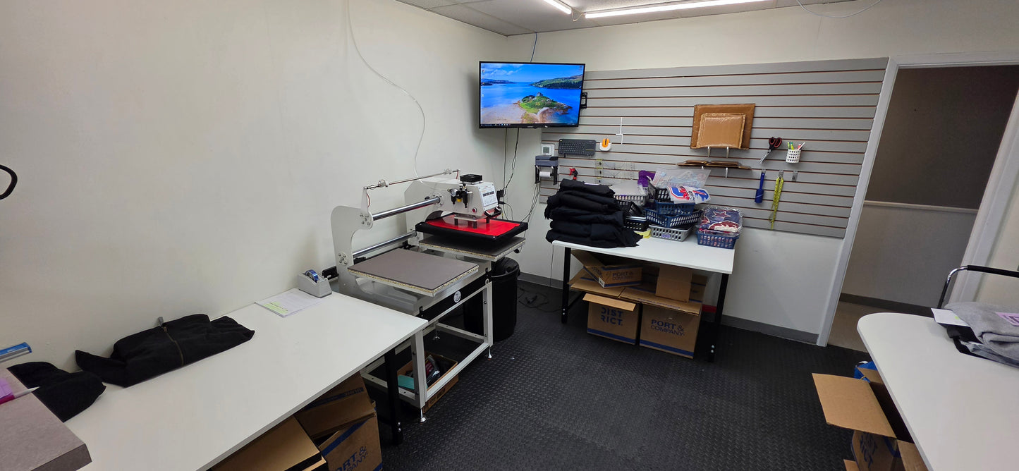 Heat Press Space Rental