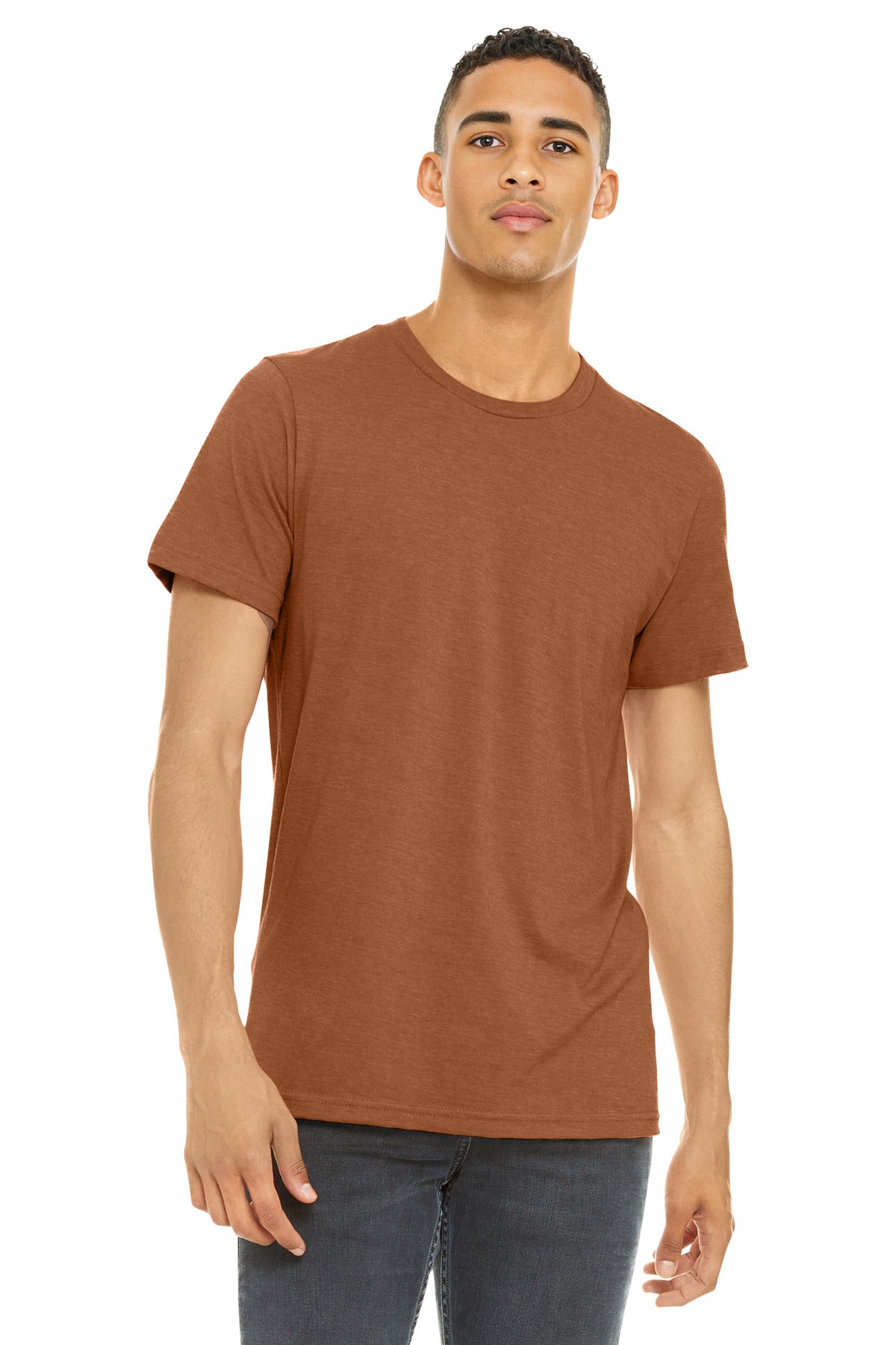 BELLA+CANVAS  ®  Unisex Heather CVC Short Sleeve Tee. BC3001CVC