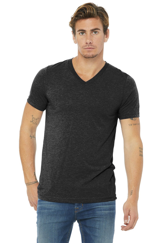 BELLA+CANVAS  ®  Unisex Triblend Short Sleeve V-Neck Tee. BC3415
