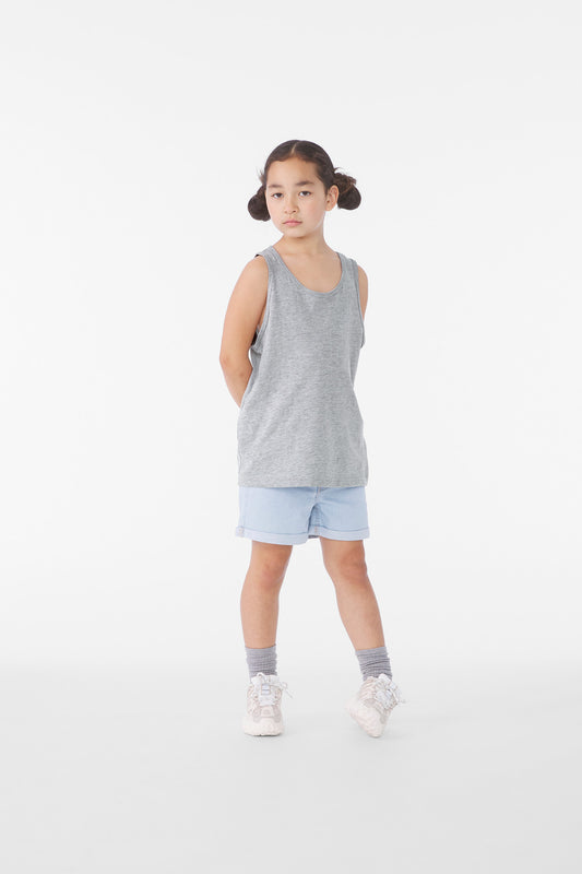 BELLA+CANVAS ®  Youth Heather CVC Tank BC3480YCVC