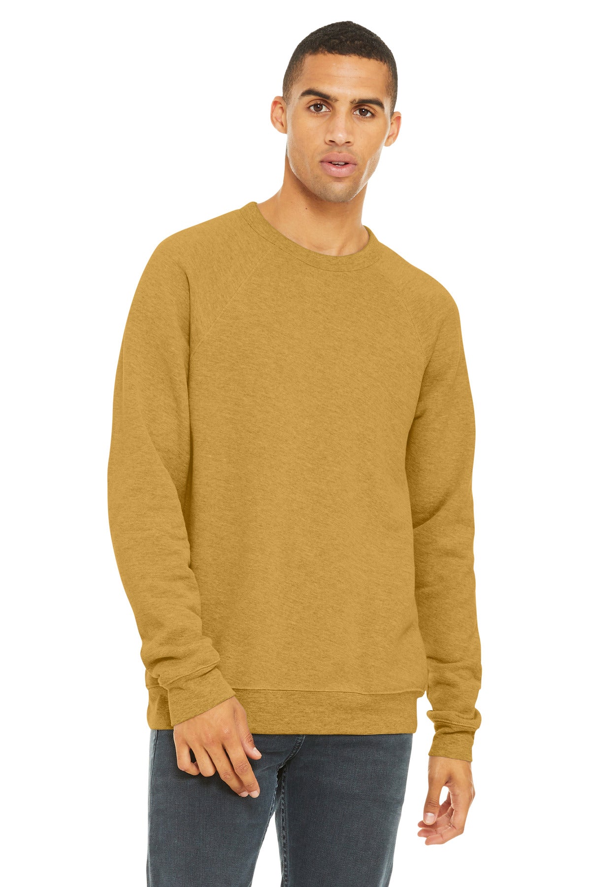 BELLA+CANVAS  ®  Unisex Sponge Fleece Raglan Sweatshirt. BC3901