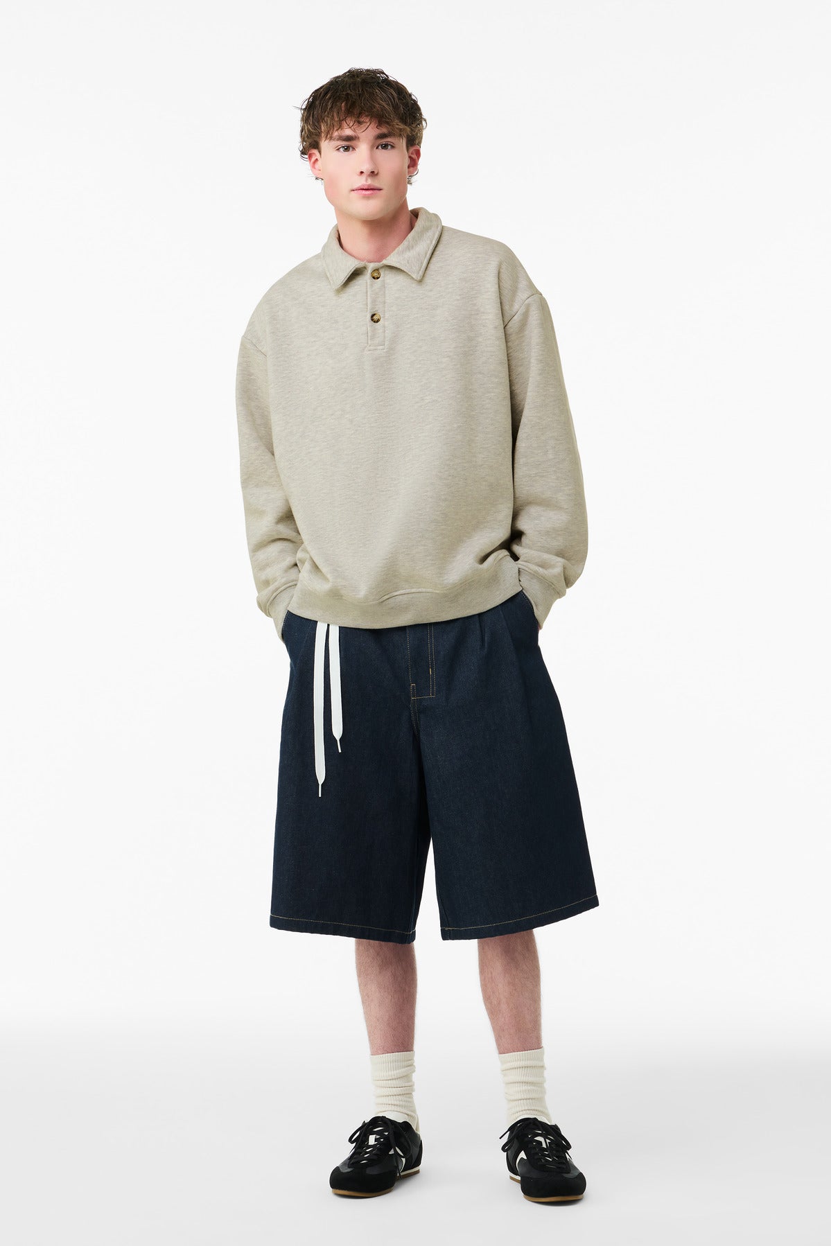 BELLA+CANVAS ®  Unisex 10-Ounce Polo Sweatshirt BC4741