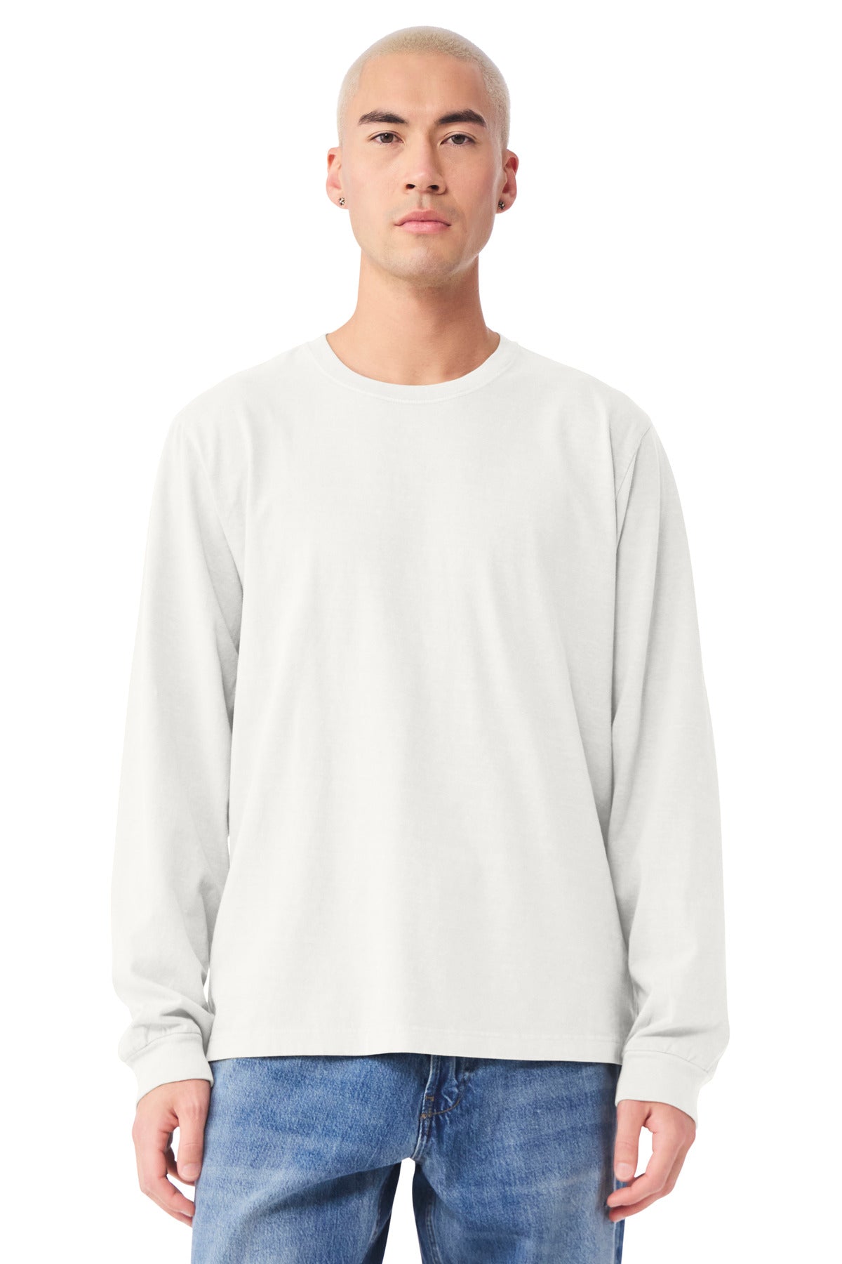 BELLA+CANVAS ®  Unisex Heavyweight Garment-Dyed Long Sleeve Tee BC4851GD