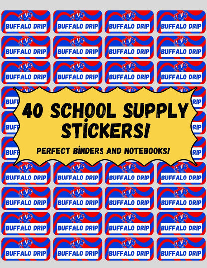 School Supply Labels