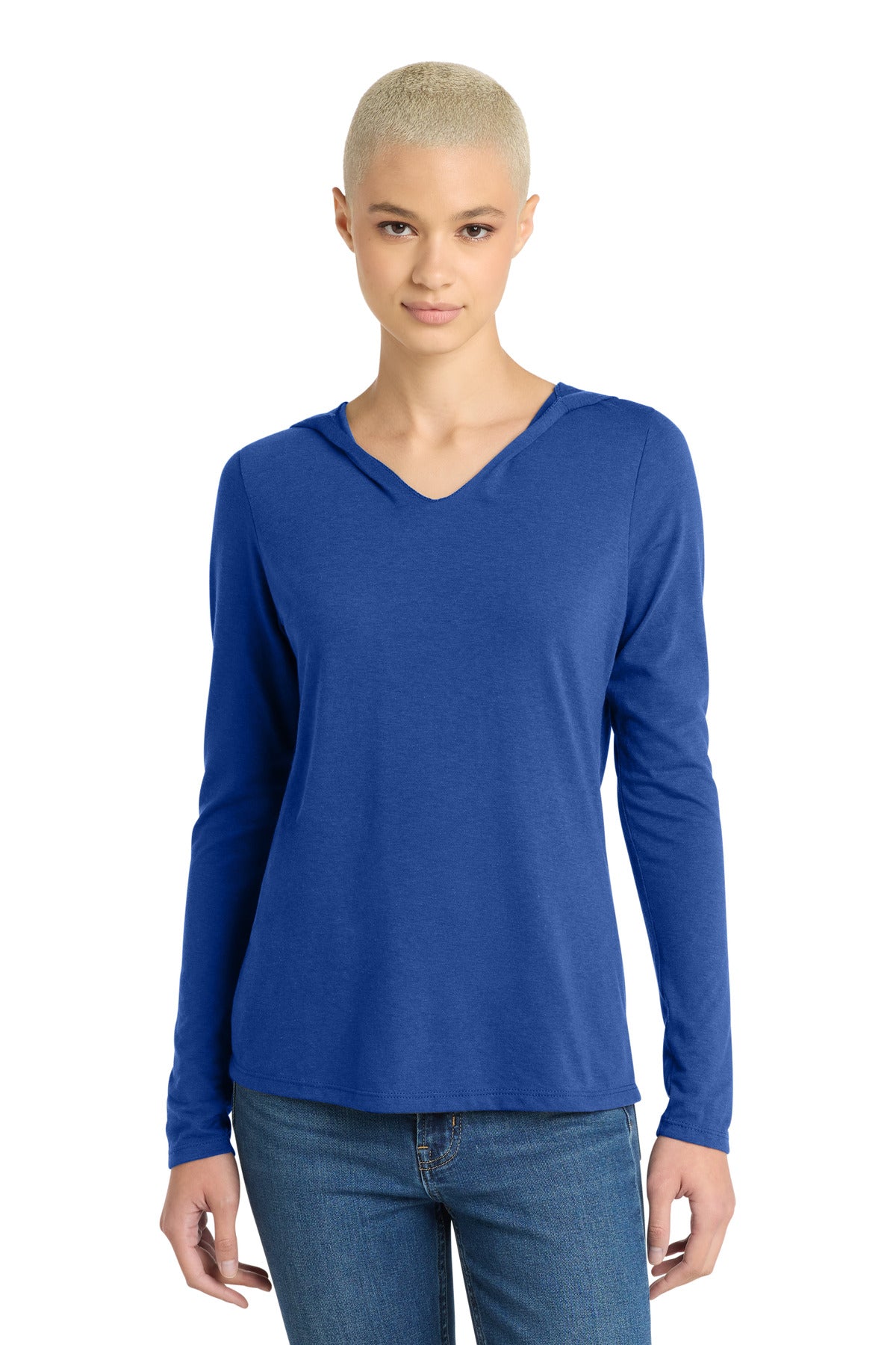 District ®  Women's Perfect Tri ®  Long Sleeve Hoodie. DM139L