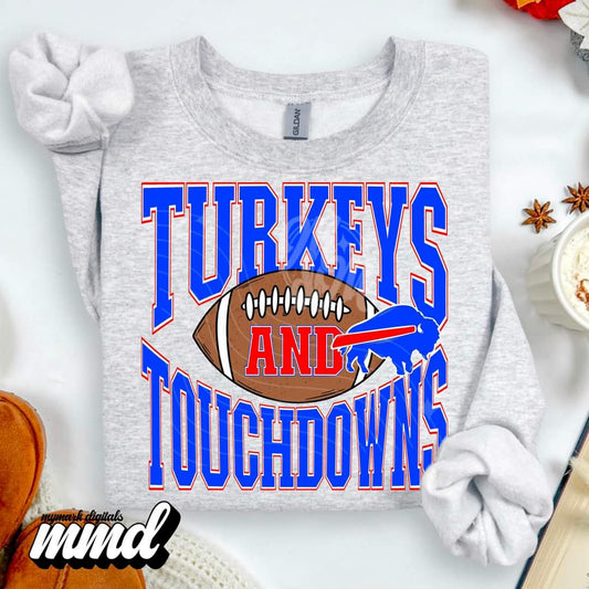 Turkey & Touchdowns Buffalo - DTF (Direct to Film)