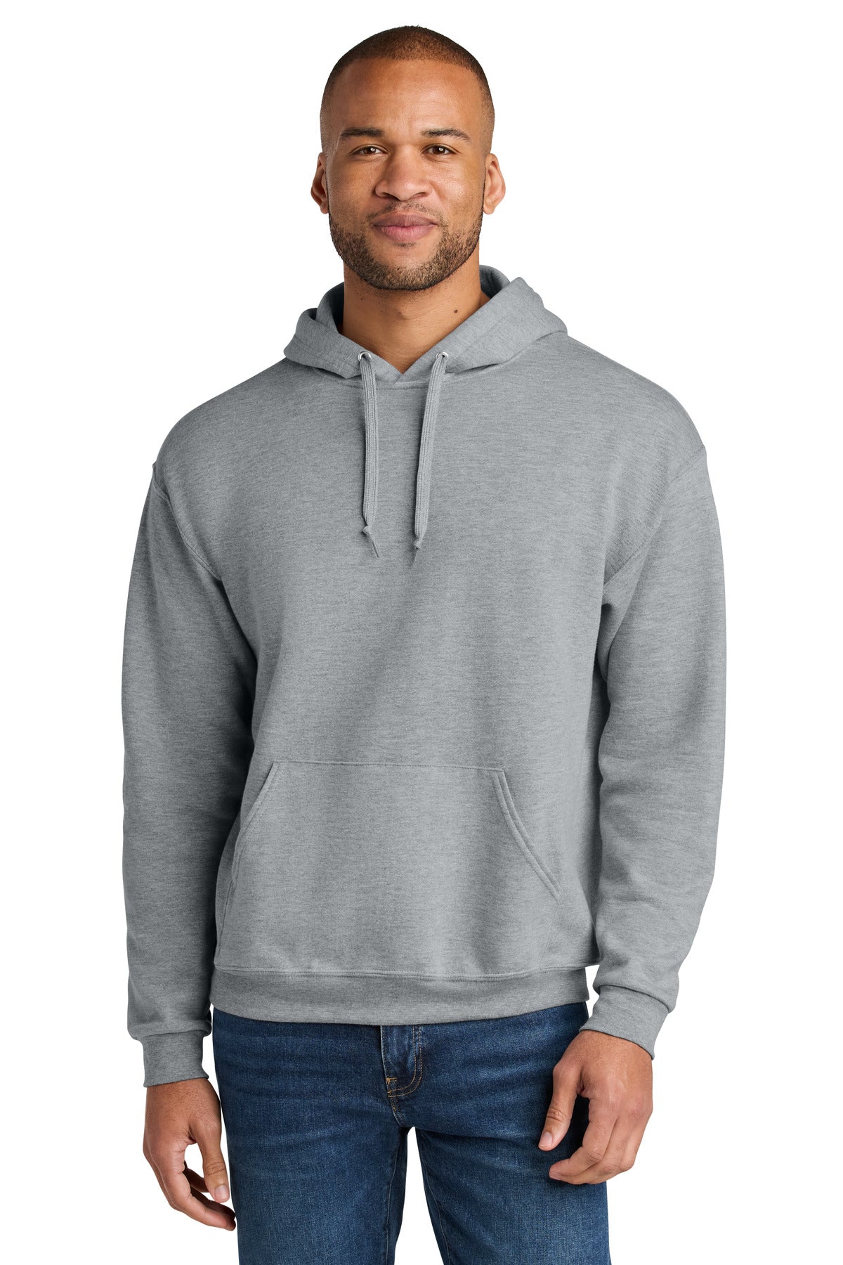 Jerzees Ultimate ™  Unisex CVC Ring Spun Hooded Sweatshirt IC49M