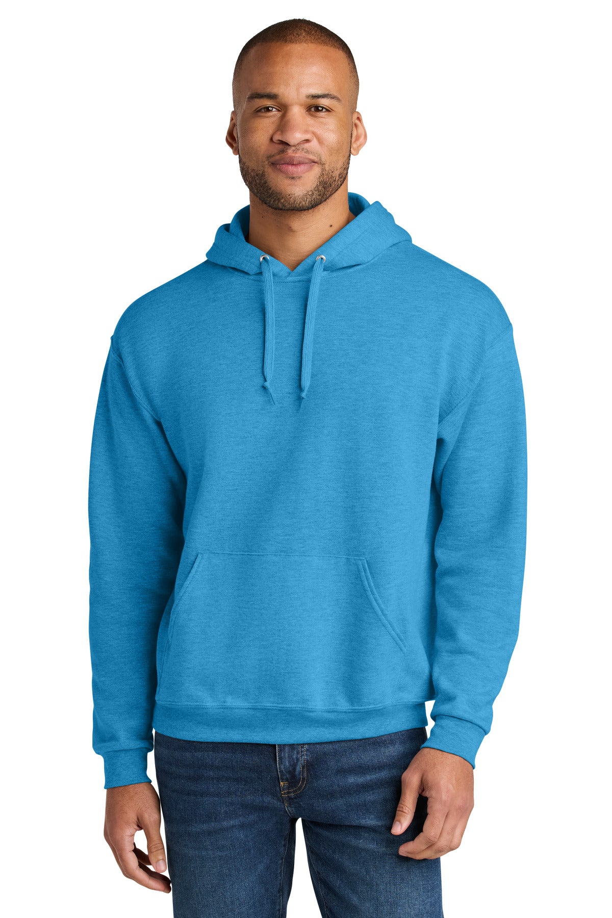 Jerzees Ultimate ™  Unisex CVC Ring Spun Hooded Sweatshirt IC49M