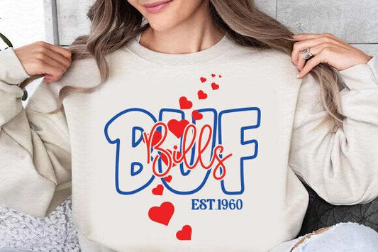 BILLS FOOTBALL W/ HEARTS  | $2 TUESDAY DTF TRANSFER