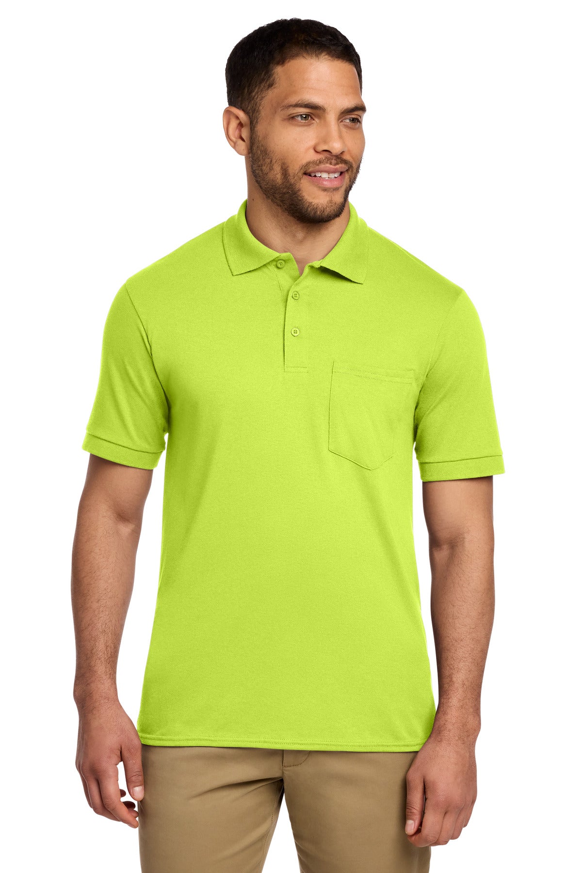 Port & Co ®  Core Blend Jersey Knit Pocket Polo. KP55P