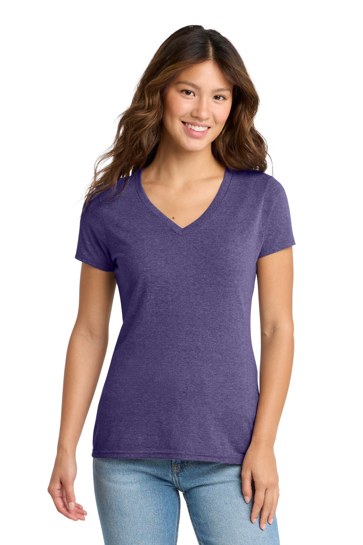 Port & Co ®  Women's Tri-Blend V-Neck Tee. LPC330V