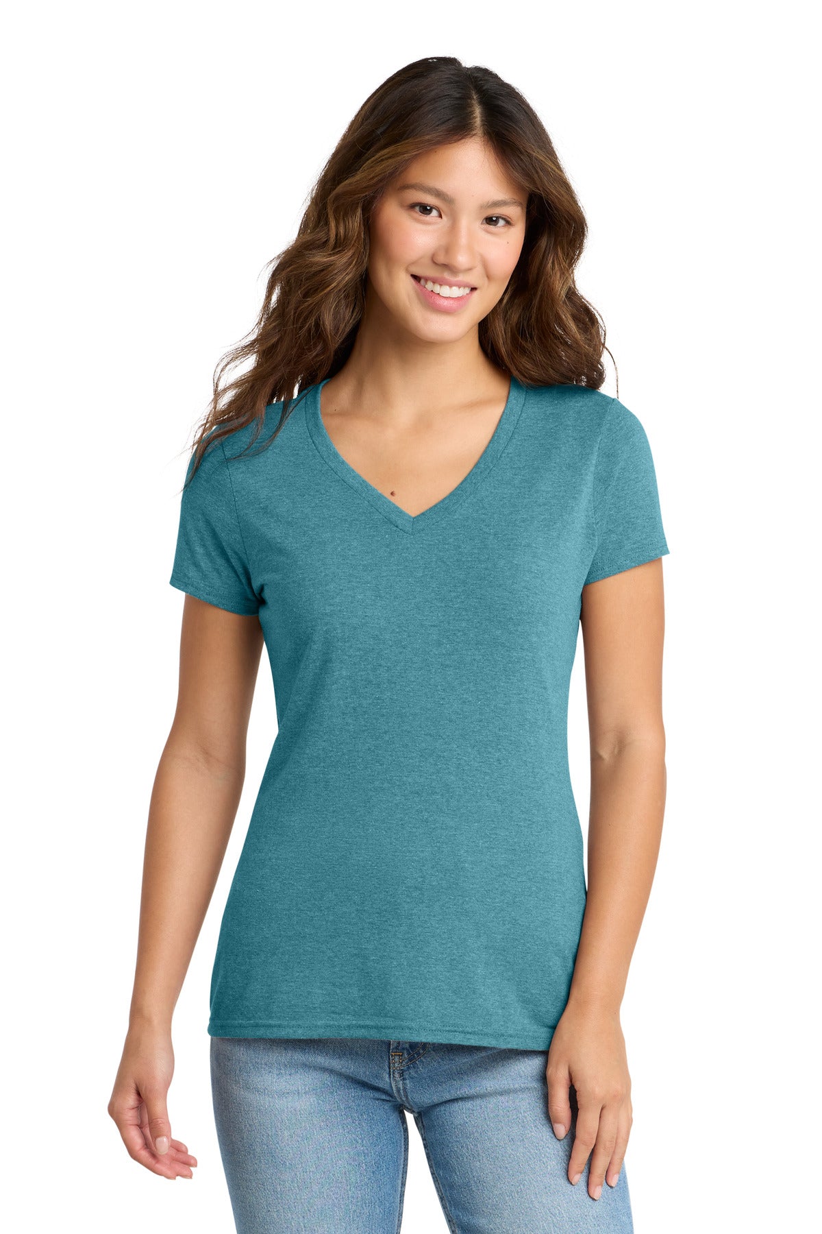 Port & Co ®  Women's Tri-Blend V-Neck Tee. LPC330V