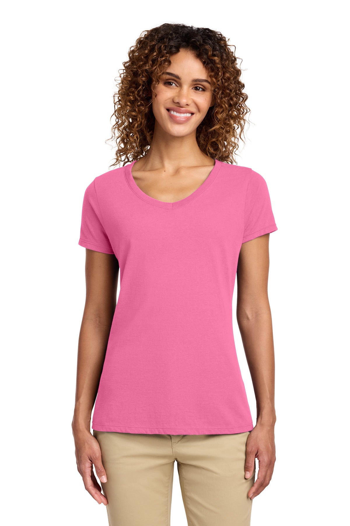 Port & Co ®  Women's Fan Favorite V-Neck Tee. LPC450V