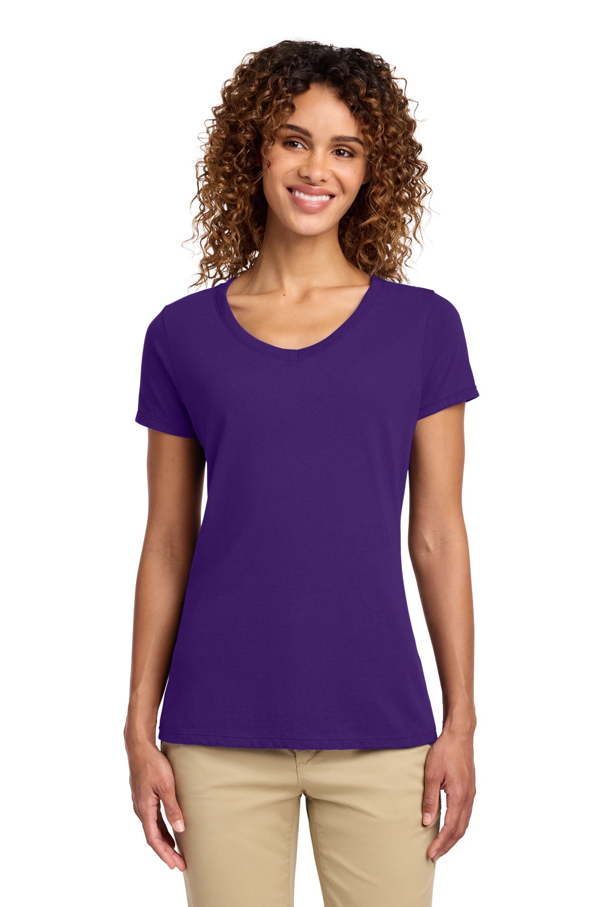 Port & Co ®  Women's Fan Favorite V-Neck Tee. LPC450V