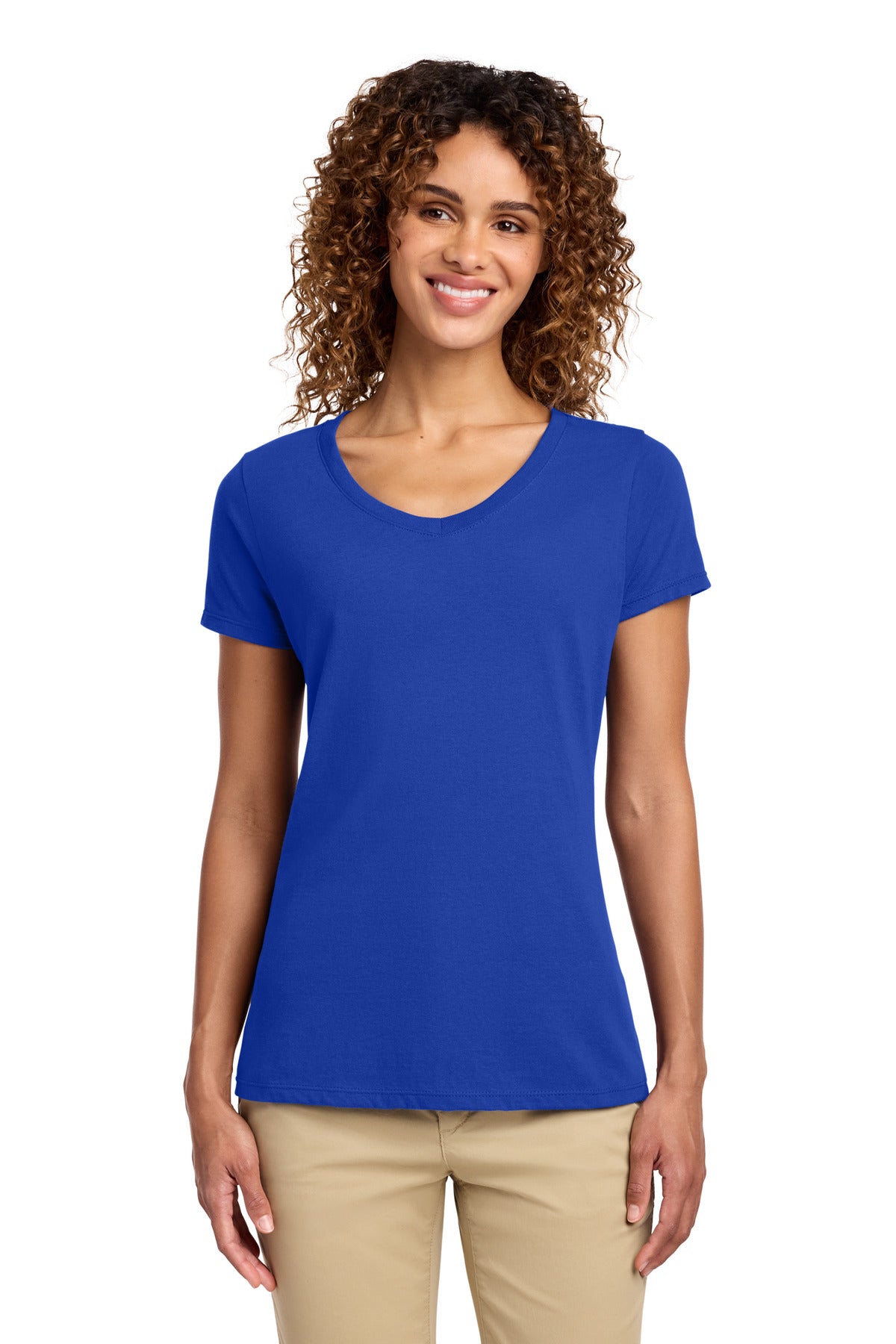 Port & Co ®  Women's Fan Favorite V-Neck Tee. LPC450V