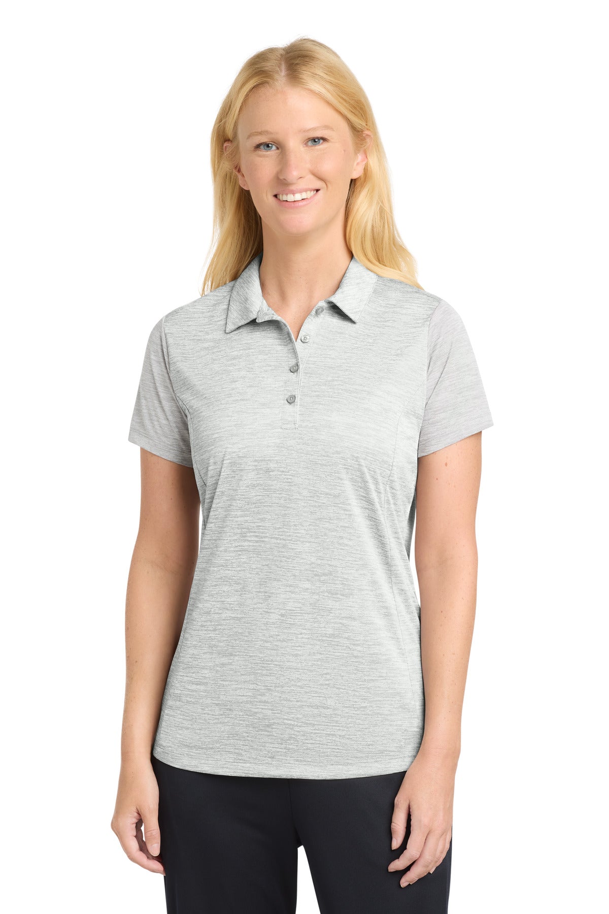 Sport-Tek  ®  Women's PosiCharge  ®  Electric Heather Polo. LST590