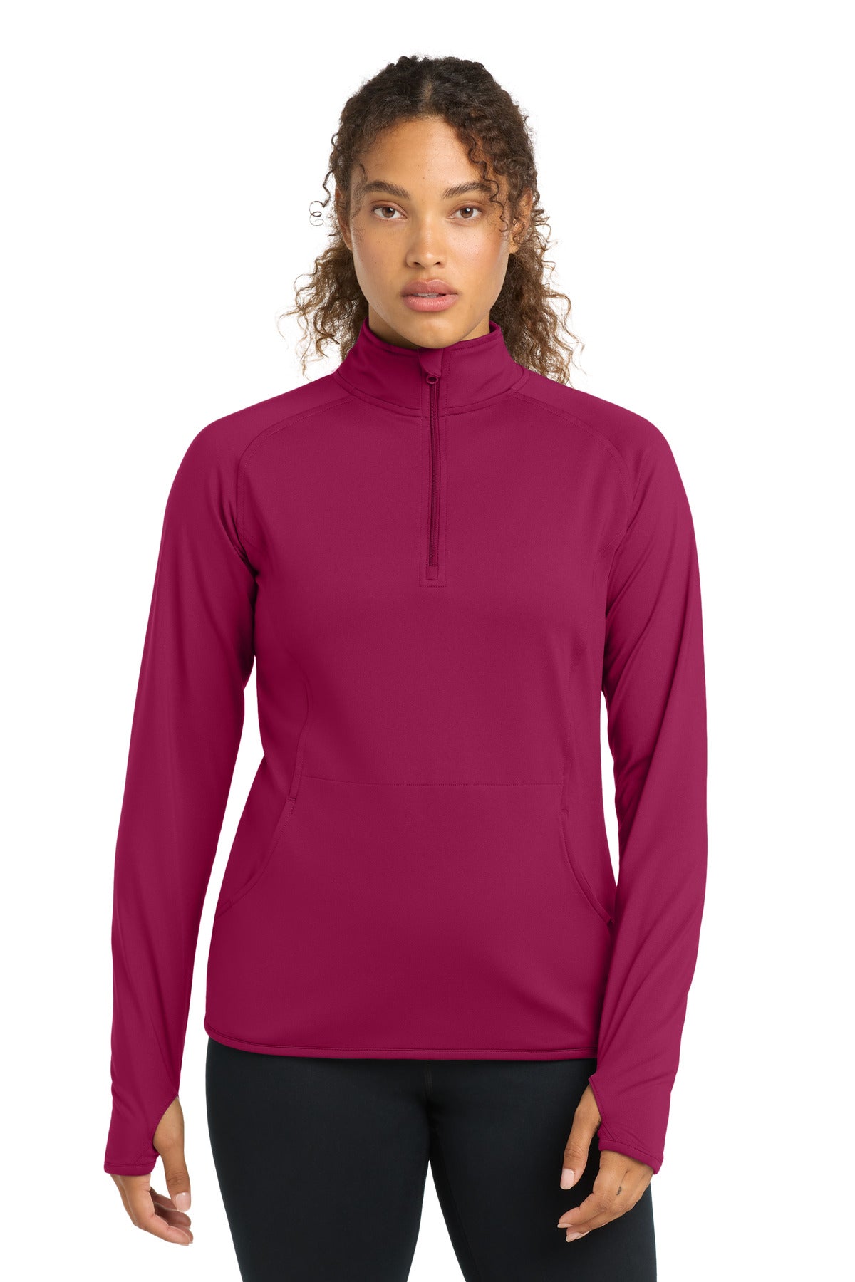 Sport-Tek ®  Women's Sport-Wick ®  Stretch 1/4-Zip Pullover. LST850